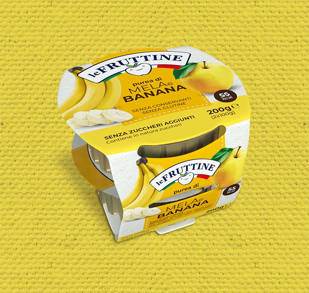 Le Fruttine Purea di Mela e Banana