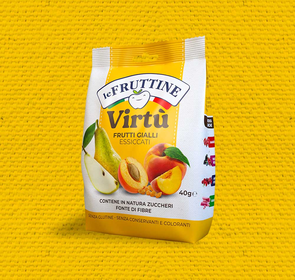 Le Fruttine Virtù Frutti Gialli essiccati